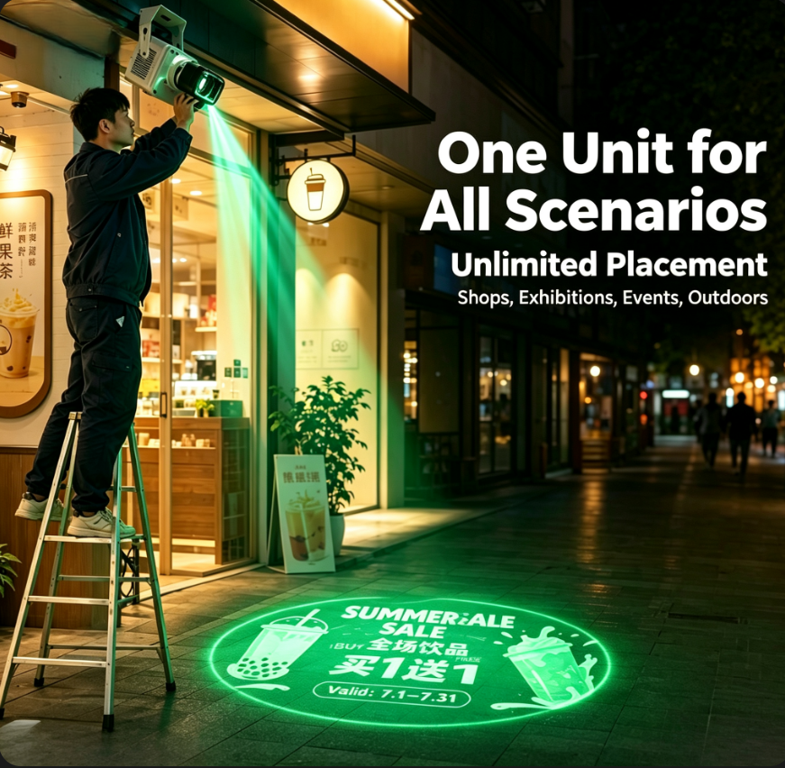 Storefront projection application