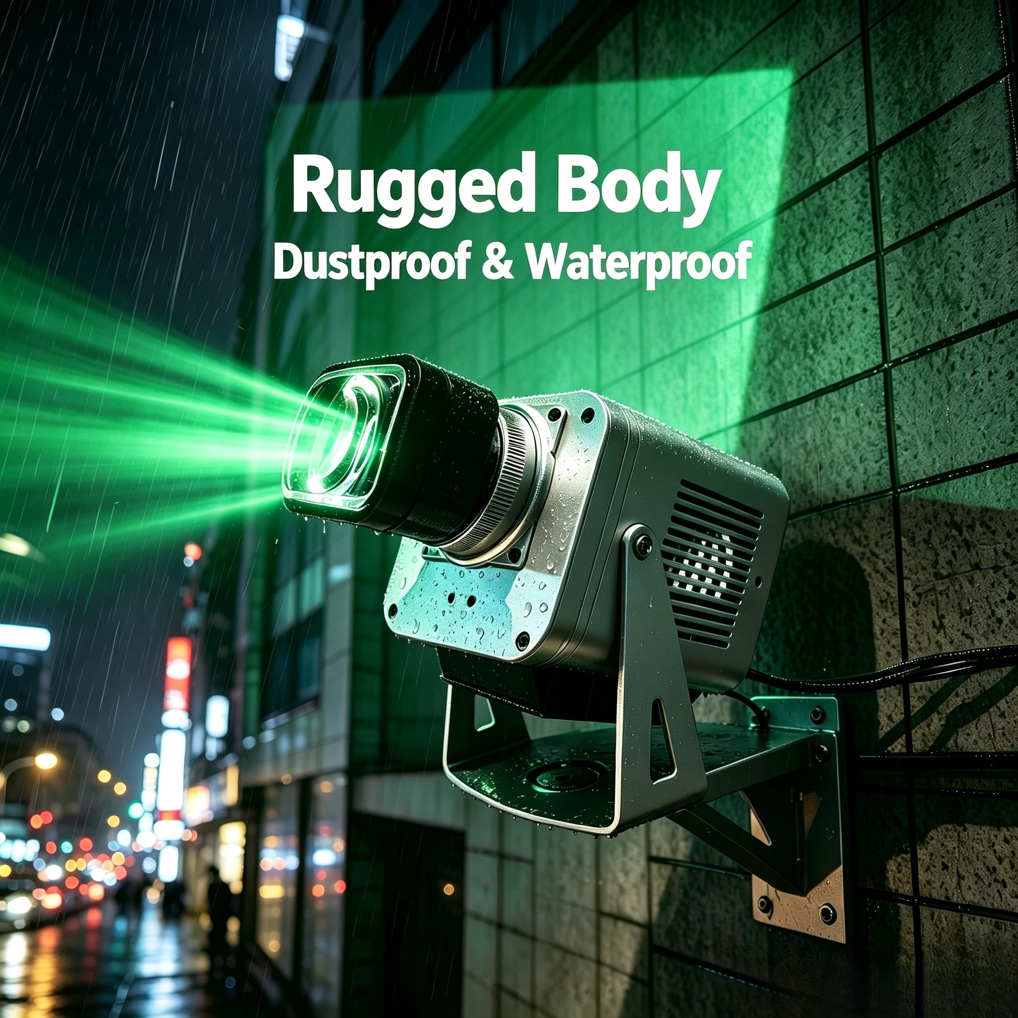 Outdoor waterproof projection scene