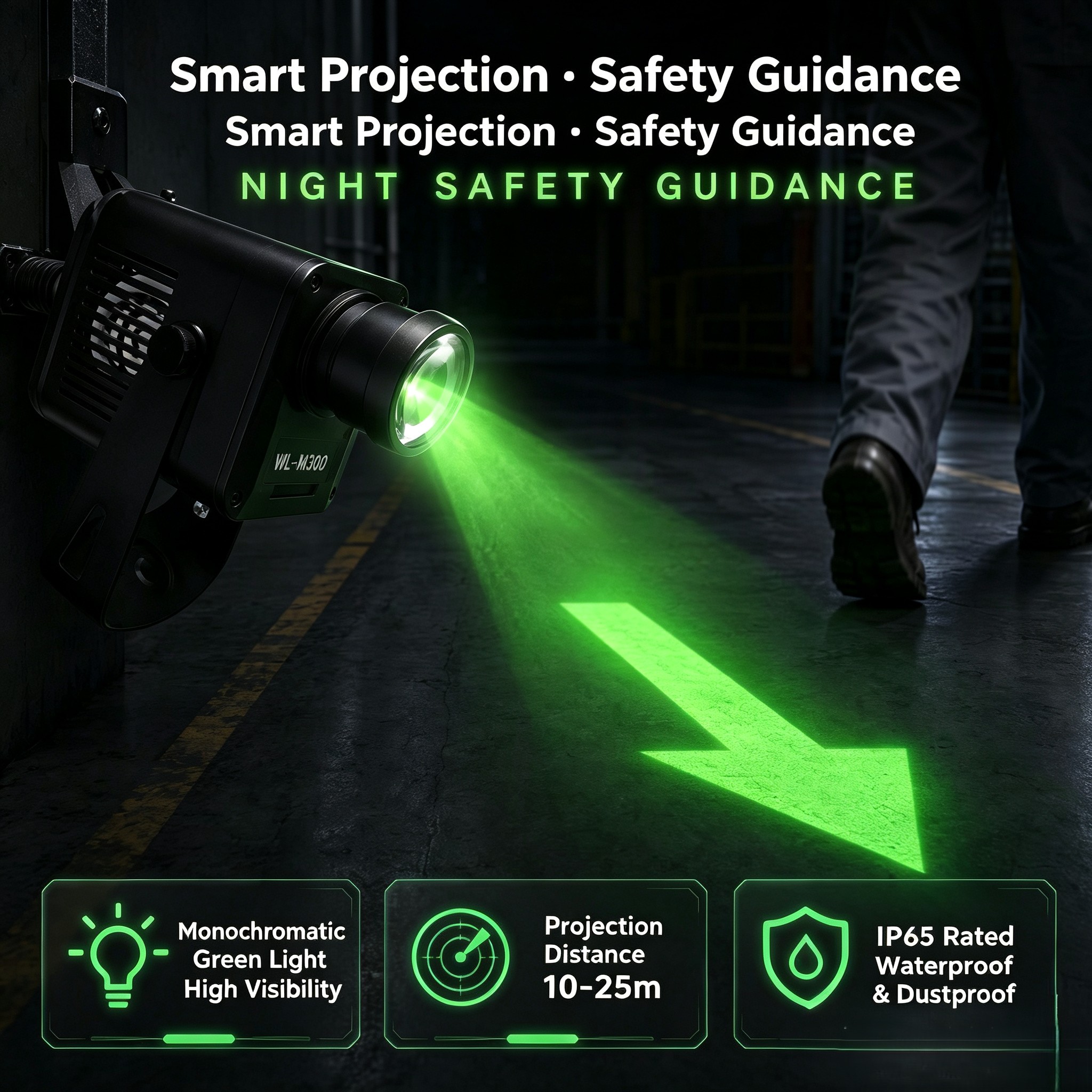 Nighttime visibility projection application